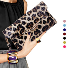 Load image into Gallery viewer, Woman Evening Bag Leopard Wallet Wedding Party Banquet Shoulder Bag Fashion Clutch Purse Evening Bags PT1100