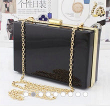 Load image into Gallery viewer, BELLA JOY New Acrylic Transparent Women Clutch Bag Chain Luxury Brand Women Messenger Bag Evening Bag Handbag Chain Shoulder Bag