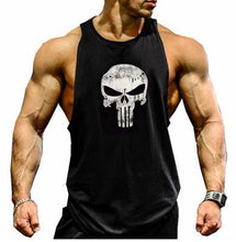 Load image into Gallery viewer, KOSMO MASA 2017 Skull Bodybuilding Fitness Stringer Men Tank Top Golds Gorilla Wear Vest Undershirt Tank Tops MC0117