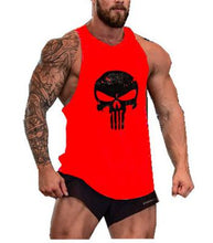 Load image into Gallery viewer, KOSMO MASA 2017 Skull Bodybuilding Fitness Stringer Men Tank Top Golds Gorilla Wear Vest Undershirt Tank Tops MC0117