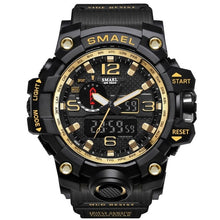 Load image into Gallery viewer, SMAEL Brand Men Sports Watches Dual Display Analog Digital LED Electronic Quartz Wristwatches Waterproof Swimming Military Watch