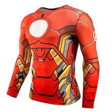 Load image into Gallery viewer, Hot Sale Fitness MMA Compression Shirt Men Anime Bodybuilding Long Sleeve Crossfit 3D Superman Punisher T Shirt Tops Tees