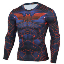 Load image into Gallery viewer, Hot Sale Fitness MMA Compression Shirt Men Anime Bodybuilding Long Sleeve Crossfit 3D Superman Punisher T Shirt Tops Tees