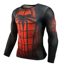 Load image into Gallery viewer, Hot Sale Fitness MMA Compression Shirt Men Anime Bodybuilding Long Sleeve Crossfit 3D Superman Punisher T Shirt Tops Tees