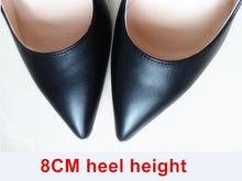 Load image into Gallery viewer, Brand Shoes Woman High Heels Women Shoes Pumps Stilettos Shoes For Women Black High Heels 12CM PU Leather Wedding Shoes B-0051