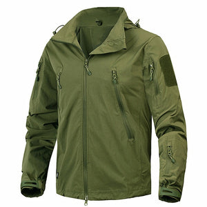 Mege Brand Clothing New Autumn Men's Jacket Coat Military Clothing Tactical Outwear US Army Breathable Nylon Light Windbreaker