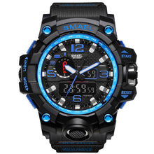 Load image into Gallery viewer, Men Military Watch 50m Waterproof Wristwatch LED Quartz Clock Sport Watch Male relogios masculino 1545 Sport S Shock Watch Men