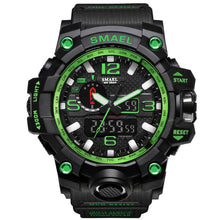 Load image into Gallery viewer, Men Military Watch 50m Waterproof Wristwatch LED Quartz Clock Sport Watch Male relogios masculino 1545 Sport S Shock Watch Men