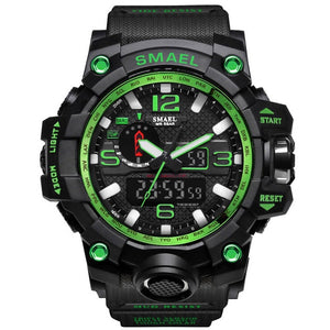 Men Military Watch 50m Waterproof Wristwatch LED Quartz Clock Sport Watch Male relogios masculino 1545 Sport S Shock Watch Men