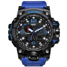 Load image into Gallery viewer, Men Military Watch 50m Waterproof Wristwatch LED Quartz Clock Sport Watch Male relogios masculino 1545 Sport S Shock Watch Men