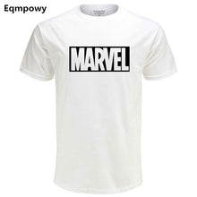 Load image into Gallery viewer, Eqmpowy 2017 New Fashion MARVEL t-Shirt men cotton short sleeves Casual male tshirt marvel t shirts men tops tees Free shipping