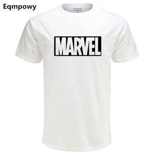 Eqmpowy 2017 New Fashion MARVEL t-Shirt men cotton short sleeves Casual male tshirt marvel t shirts men tops tees Free shipping