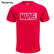 Load image into Gallery viewer, Eqmpowy 2017 New Fashion MARVEL t-Shirt men cotton short sleeves Casual male tshirt marvel t shirts men tops tees Free shipping