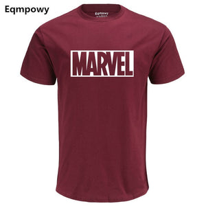 Eqmpowy 2017 New Fashion MARVEL t-Shirt men cotton short sleeves Casual male tshirt marvel t shirts men tops tees Free shipping