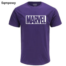 Load image into Gallery viewer, Eqmpowy 2017 New Fashion MARVEL t-Shirt men cotton short sleeves Casual male tshirt marvel t shirts men tops tees Free shipping