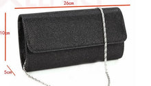 Load image into Gallery viewer, Women Satin Rhinestone Evening Clutch Bag Ladies Day Clutch Purse Chain Handbag Bridal Wedding Lady Party Bag Bolsa Mujer Silver