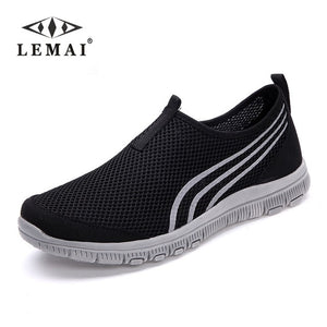 LEMAI 2018 Men Sneakers,Unisex Lover Shoes Summer Casual Men Shoe Breathable Network Shoes man Slip On Flats For Man 35-46