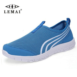 LEMAI 2018 Men Sneakers,Unisex Lover Shoes Summer Casual Men Shoe Breathable Network Shoes man Slip On Flats For Man 35-46