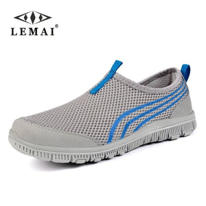 LEMAI 2018 Men Sneakers,Unisex Lover Shoes Summer Casual Men Shoe Breathable Network Shoes man Slip On Flats For Man 35-46