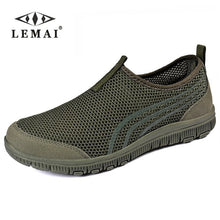 Load image into Gallery viewer, LEMAI 2018 Men Sneakers,Unisex Lover Shoes Summer Casual Men Shoe Breathable Network Shoes man Slip On Flats For Man 35-46