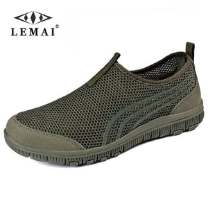 LEMAI 2018 Men Sneakers,Unisex Lover Shoes Summer Casual Men Shoe Breathable Network Shoes man Slip On Flats For Man 35-46