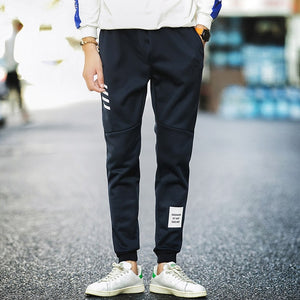 Spring Casual Pants Men Skinnly Sweatpants for Men Slim Fit Mens Casual Pants Straight Elastic Trousers Pencile Pants Men K52