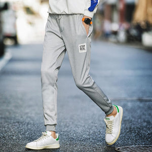 Spring Casual Pants Men Skinnly Sweatpants for Men Slim Fit Mens Casual Pants Straight Elastic Trousers Pencile Pants Men K52