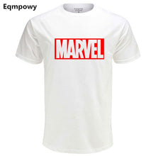 Load image into Gallery viewer, Eqmpowy 2017 New Fashion MARVEL t-Shirt men cotton short sleeves Casual male tshirt marvel t shirts men tops tees Free shipping