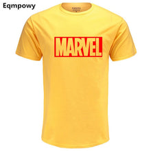 Load image into Gallery viewer, Eqmpowy 2017 New Fashion MARVEL t-Shirt men cotton short sleeves Casual male tshirt marvel t shirts men tops tees Free shipping