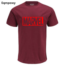 Load image into Gallery viewer, Eqmpowy 2017 New Fashion MARVEL t-Shirt men cotton short sleeves Casual male tshirt marvel t shirts men tops tees Free shipping