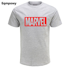 Load image into Gallery viewer, Eqmpowy 2017 New Fashion MARVEL t-Shirt men cotton short sleeves Casual male tshirt marvel t shirts men tops tees Free shipping