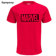 Load image into Gallery viewer, Eqmpowy 2017 New Fashion MARVEL t-Shirt men cotton short sleeves Casual male tshirt marvel t shirts men tops tees Free shipping