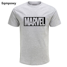 Load image into Gallery viewer, Eqmpowy 2017 New Fashion MARVEL t-Shirt men cotton short sleeves Casual male tshirt marvel t shirts men tops tees Free shipping