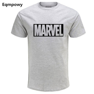 Eqmpowy 2017 New Fashion MARVEL t-Shirt men cotton short sleeves Casual male tshirt marvel t shirts men tops tees Free shipping