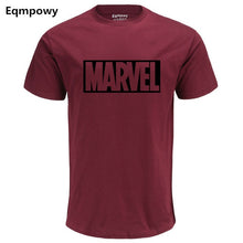 Load image into Gallery viewer, Eqmpowy 2017 New Fashion MARVEL t-Shirt men cotton short sleeves Casual male tshirt marvel t shirts men tops tees Free shipping