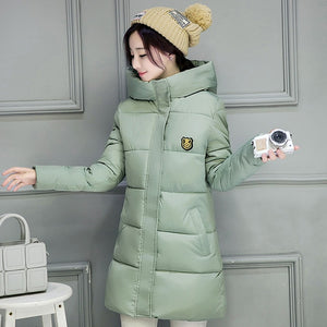 2018 hot sale women winter hooded jacket female outwear cotton plus size 3XL warm coat thicken jaqueta feminina ladies camperas