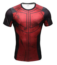 Load image into Gallery viewer, New Comic Superhero Compression Shirt Captain America Iron man Fit Tight G ym Bodybuilding T Shirt