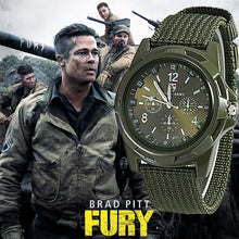 Load image into Gallery viewer, 2018 Men Nylon band Military watch Gemius Army watch High Quality Quartz Movement Men sports watch Casual wristwatches