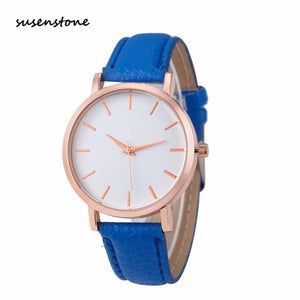 Susenstone 2018 Fashion Women Watch Luxury Brand Women Casual Wrist Watch Ladies Quartz Watch Relogio Feminino bayan kol saati