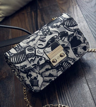 Load image into Gallery viewer, 2018 New Women Bags Summer Graffiti Ladies designer handbags high quality chain mini bag women messenger bags for women Clutch