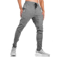 Load image into Gallery viewer, 2018 Autumn new mens cotton Sweatpants gyms Fitness workout solid trousers male Casual fashion Pencil Pants Joggers sportswear