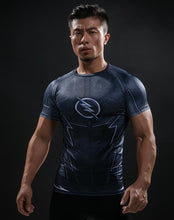 Load image into Gallery viewer, New Comic Superhero Compression Shirt Captain America Iron man Fit Tight G ym Bodybuilding T Shirt