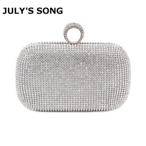 Evening Clutch Bags Diamond-Studded Evening Bag With Chain Shoulder Bag Women's Handbags Wallets Evening Bag For Wedding Party