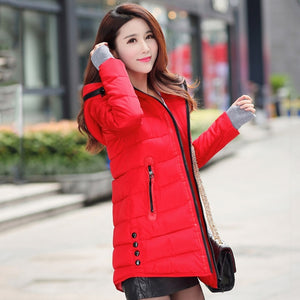 Women winter jacket 2018 high quality warm thicken female womens coat jacket long hooded outwear casaco feminino inverno