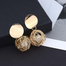 Load image into Gallery viewer, Fashion statement earrings 2018 ball Geometric earrings For Women Hanging Dangle Earrings Drop Earing modern Jewelry