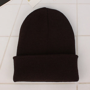 2018 Winter Hats for Woman New Beanies Knitted Solid Cute Hat Girls Autumn Female Beanie Caps Warmer Bonnet Ladies Casual Cap