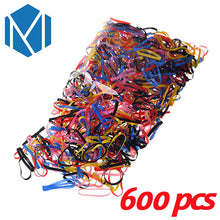 Load image into Gallery viewer, 2000/600pcs/bag Child Baby Gum for Hair TPU Disposable Elastics Hair Bands Girls Ponytail Holder Rubber Bands Hair Accessories