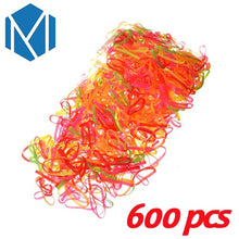 Load image into Gallery viewer, 2000/600pcs/bag Child Baby Gum for Hair TPU Disposable Elastics Hair Bands Girls Ponytail Holder Rubber Bands Hair Accessories