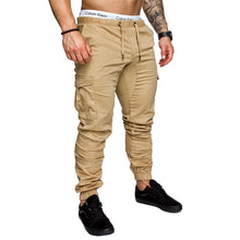 Load image into Gallery viewer, 2018 Brand Men&#39;s Pants Hip Hop Harem Joggers Pants Male Trousers Men Joggers Solid Multi-pocket Pants Elastic Waist Sweatpants