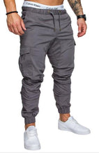 Load image into Gallery viewer, 2018 Brand Men&#39;s Pants Hip Hop Harem Joggers Pants Male Trousers Men Joggers Solid Multi-pocket Pants Elastic Waist Sweatpants